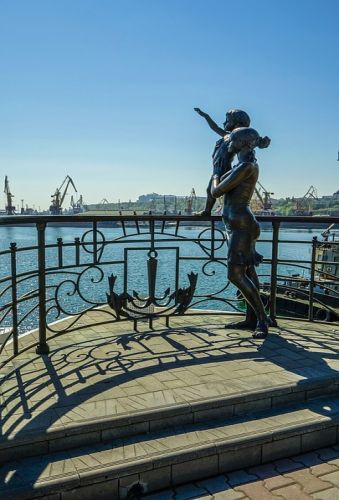 Cartoline da Odessa dalla celebre scalinata Potemkin